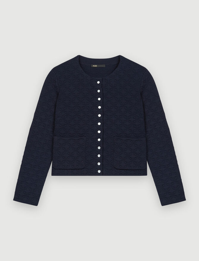 121MONNEA Quilted cardigan with small buttons - Sweaters & Cardigans ...