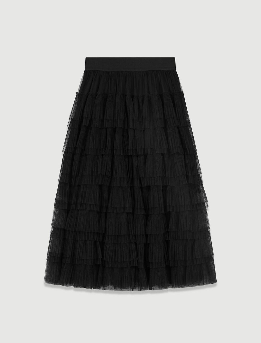 120JOSEPHA Tulle midi skirt - Skirts & Shorts - Maje.com