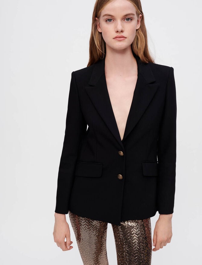 221VALILOU Fitted suit jacket - Coats & Jackets - Maje.com