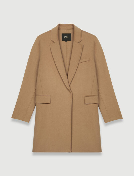 120GALAMI Jacket-style double sided coat - Coats & Jackets - Maje.com