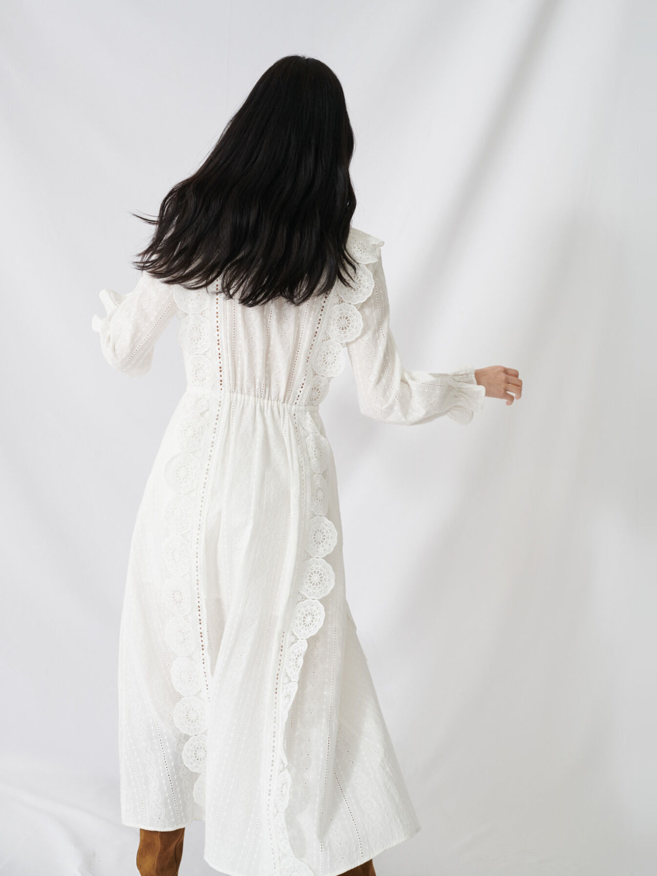 cotton broderie anglaise dress