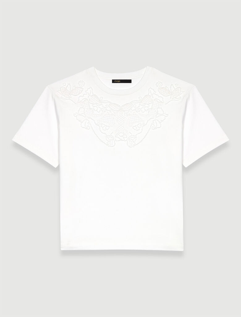 123TALENTIA Cotton T-shirt - Maje.com