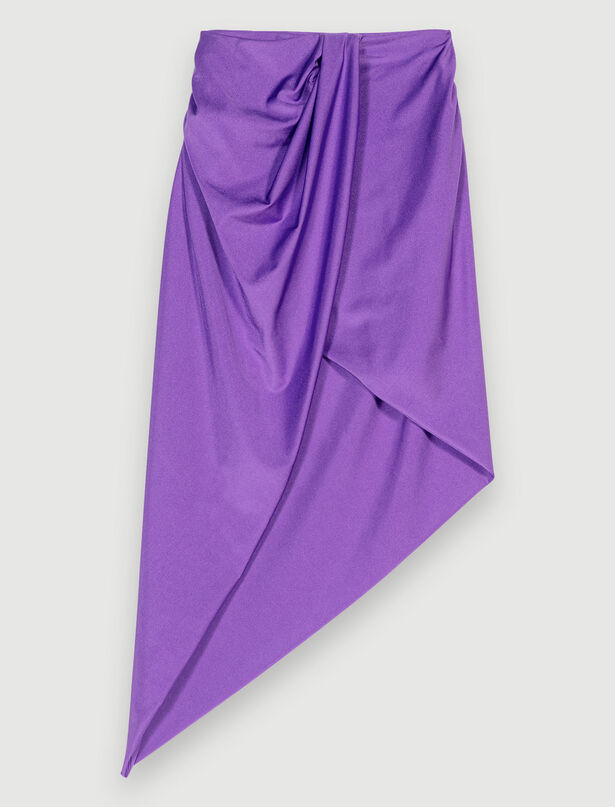 마쥬 스커트 Maje Asymmetrical skirt,Purple