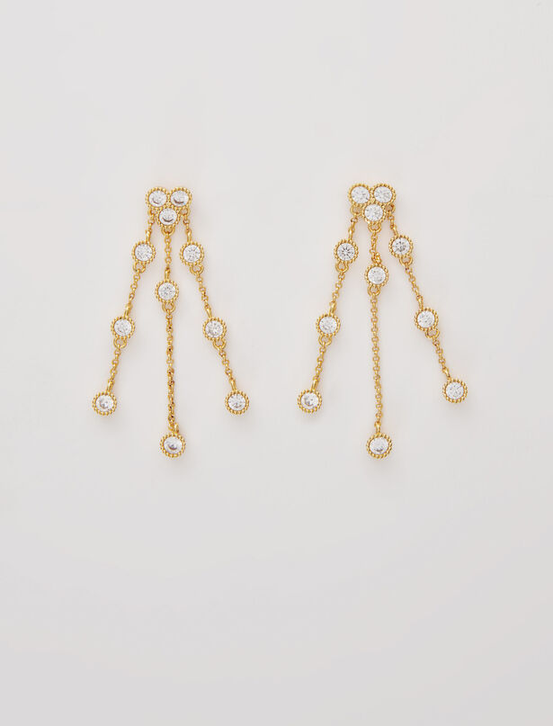 마쥬 Maje Gold-plated recycled brass earrings