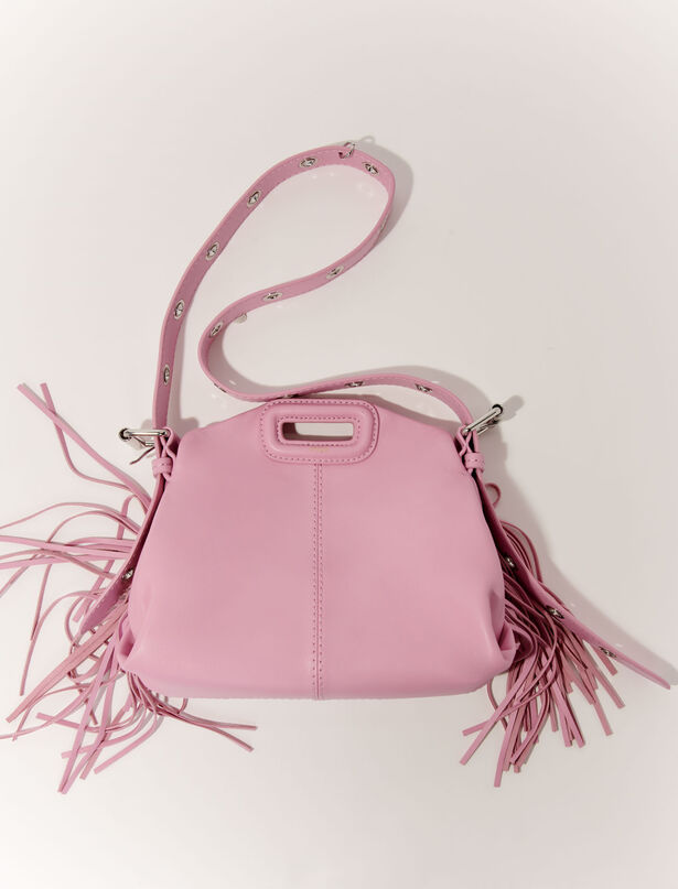 Small Tassel Decor Handbag Fashion Faux Leather Shoulder Bag - Temu Mexico