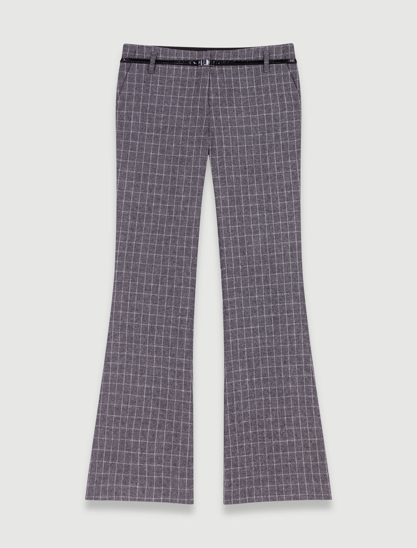Girls Grey Jersey Flared Trousers | New Look