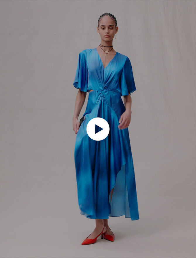 - maxi Dresses 123RENILINA Satin-look dress