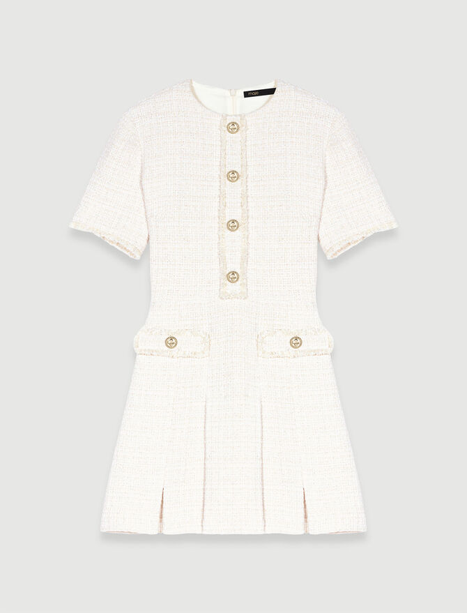 Chanel Fancy Tweed Dress Second Hand / Selling