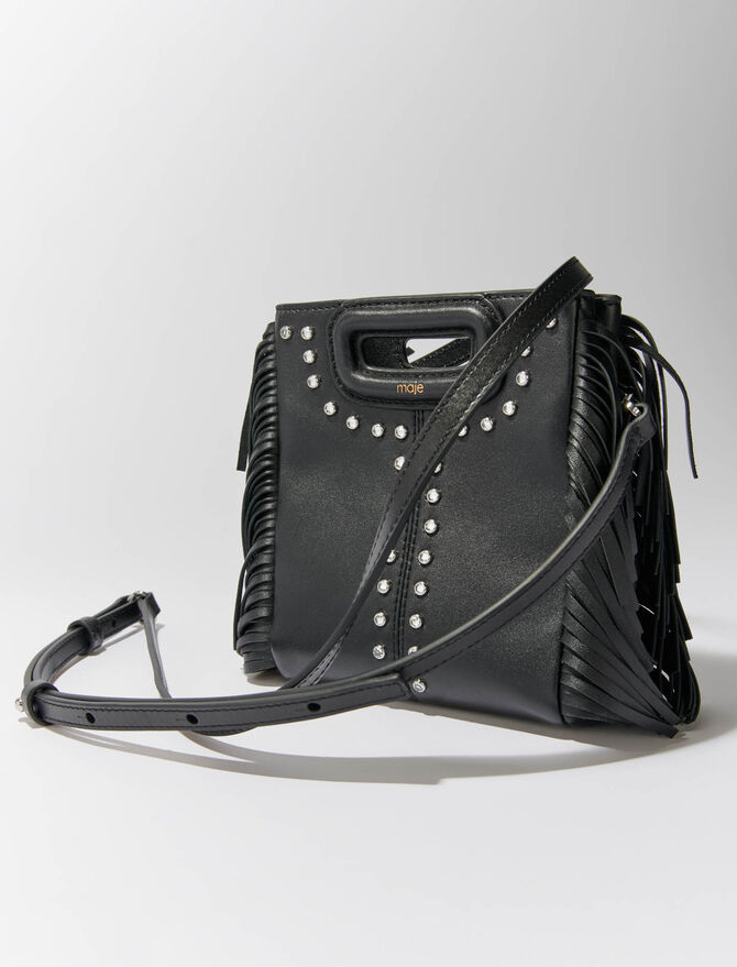 Maje Women's M Mini Leather Bag