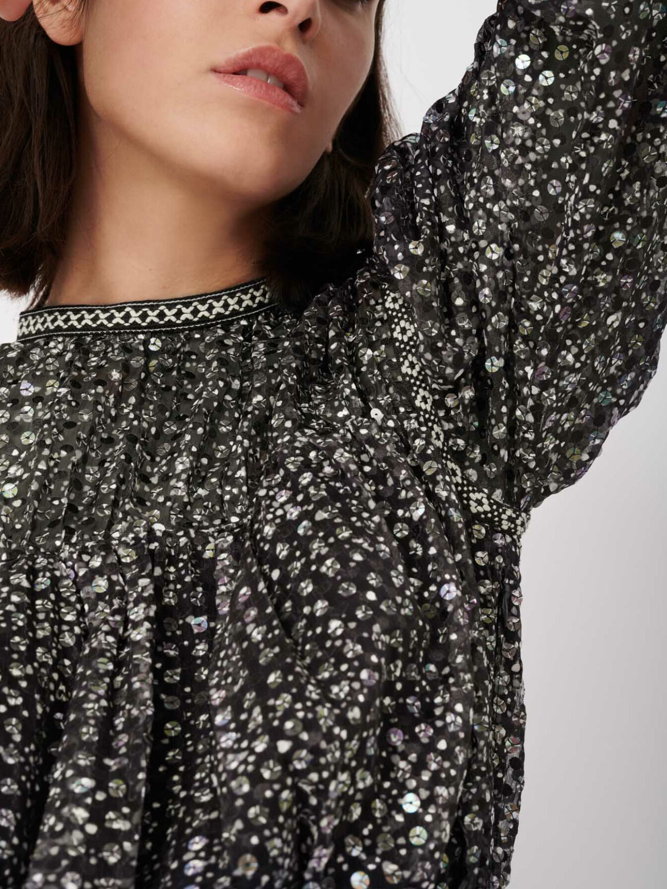 silver sequin dress outfit