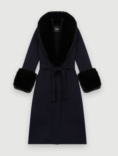Coats Double-faced coat 122GALAXYRA - faux fur