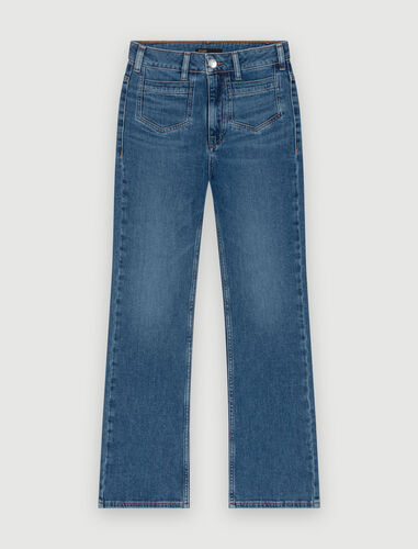 223PAPALA Faded denim jeans - Pants & Jeans - Maje.com