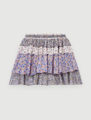 Maje Printed cotton voile skirt with ruffles Add to my wishlist Votre article a été ajouté à la wishlist Votre article a été retiré de la wishlist. 1