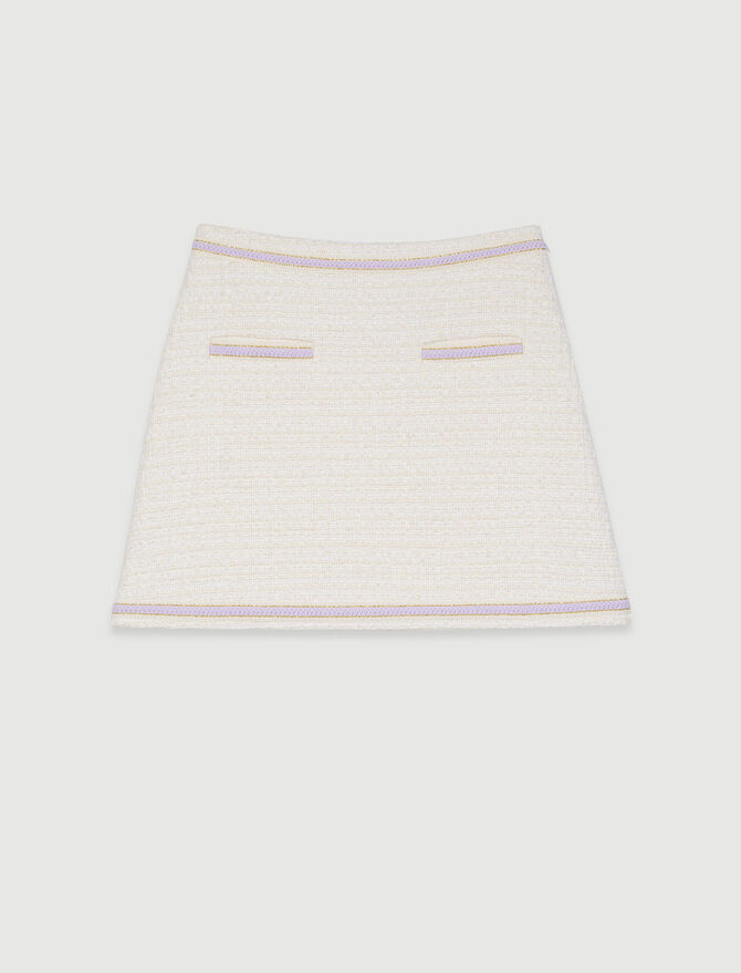 221JANESSA Contrast tweed skirt - Skirts & Shorts - Maje.com