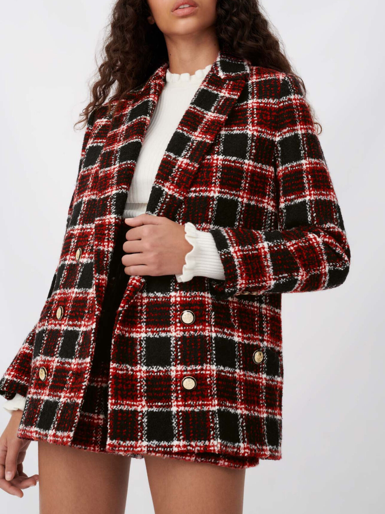 checkered jacket