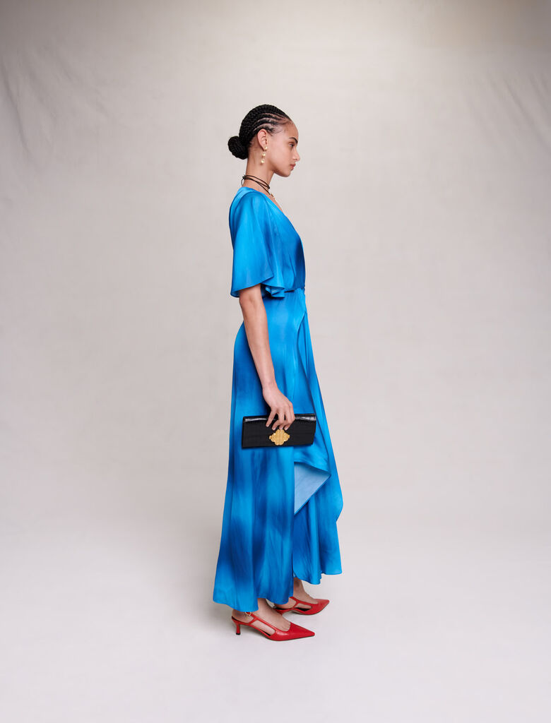 Satin-look dress maxi 123RENILINA Dresses -