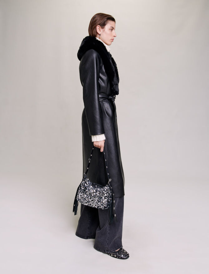 123GALAXYTA Long leather-effect coat - Coats | Übergangsjacken