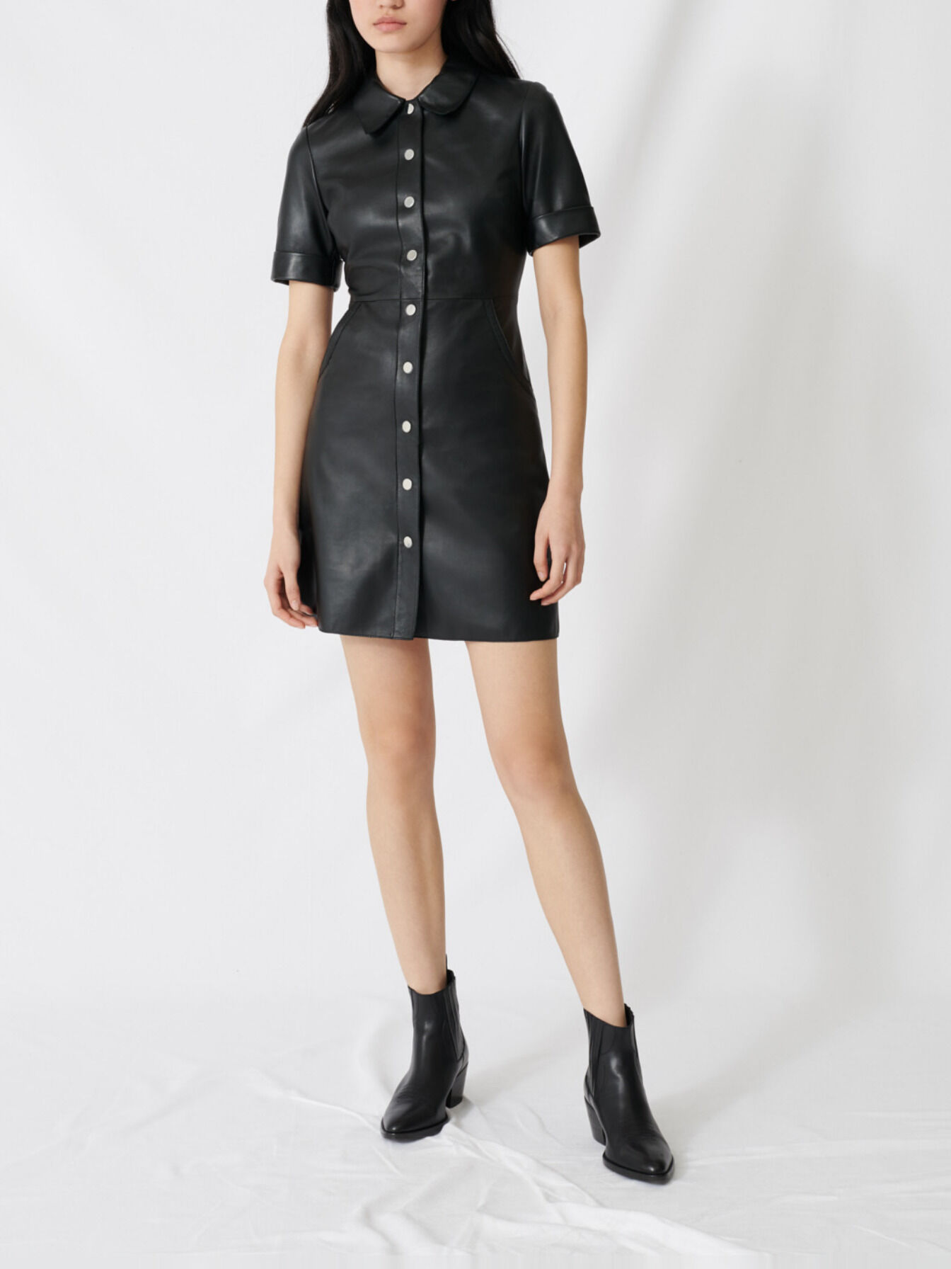 maje shirt dress