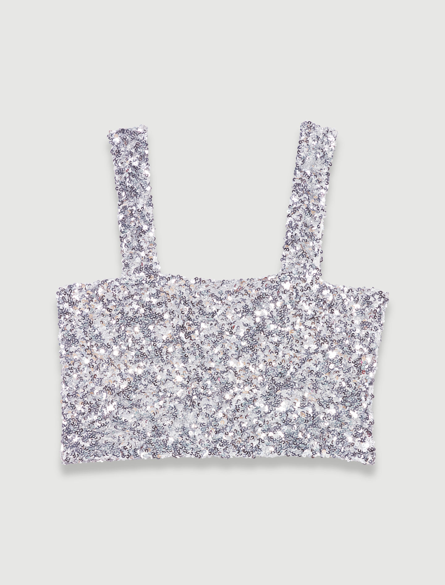 White discount glitter tops