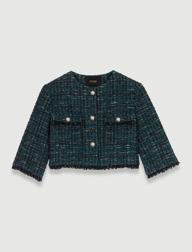 123VILENO Tweed jacket - Blazers & Jackets - Maje.com