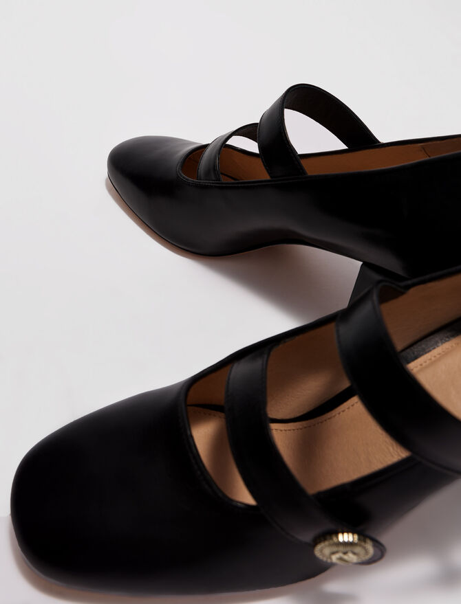 121FLIRTE High-heeled leather Mary Janes - null | Kunstlederhosen