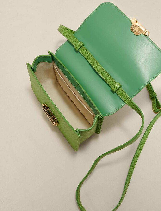 HERMÈS Lizard Mini Kelly II Touch crossbody bag in Vert Comics and Menthe Madame  leather with Palladium hardware-Ginza Xiaoma – Authentic Hermès Boutique