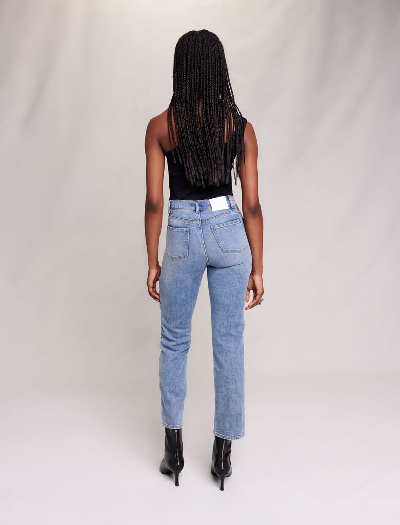 123PARISO Trousers in ribbed knit - Pants & Jeans - Maje.com