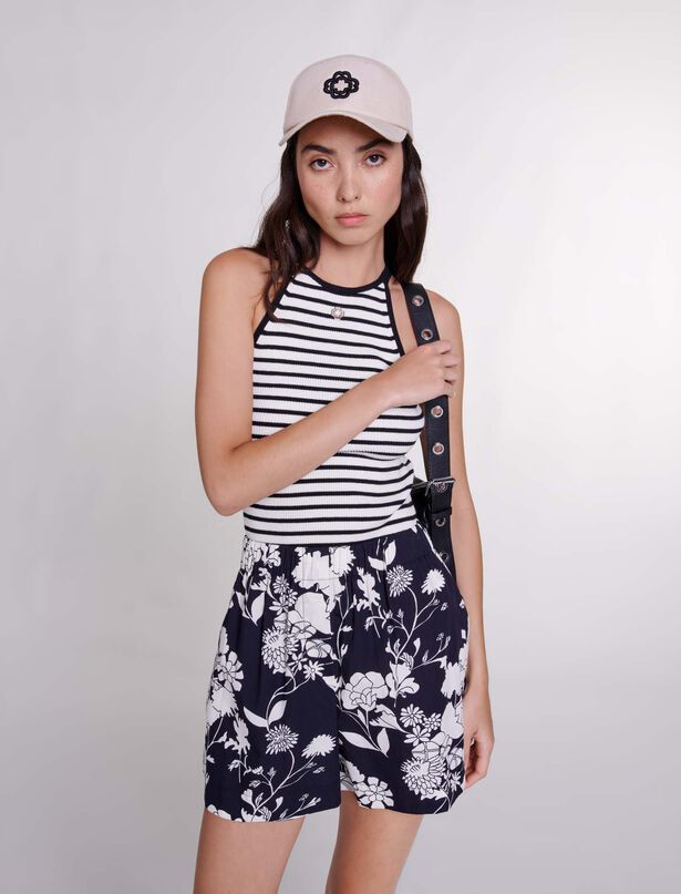 Summer Floral Co Ord Set | T Shirt & Shorts | SilkFred AU