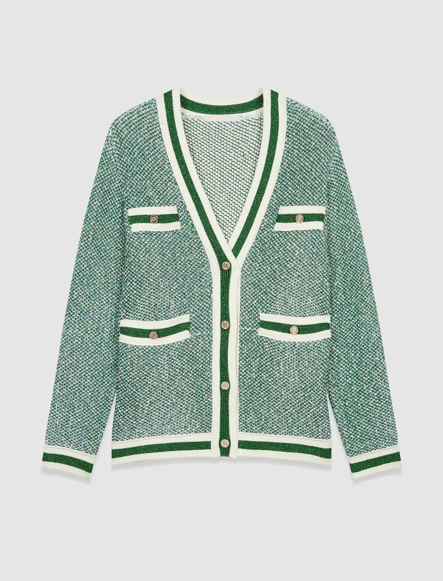 reversible sherpa cardigan