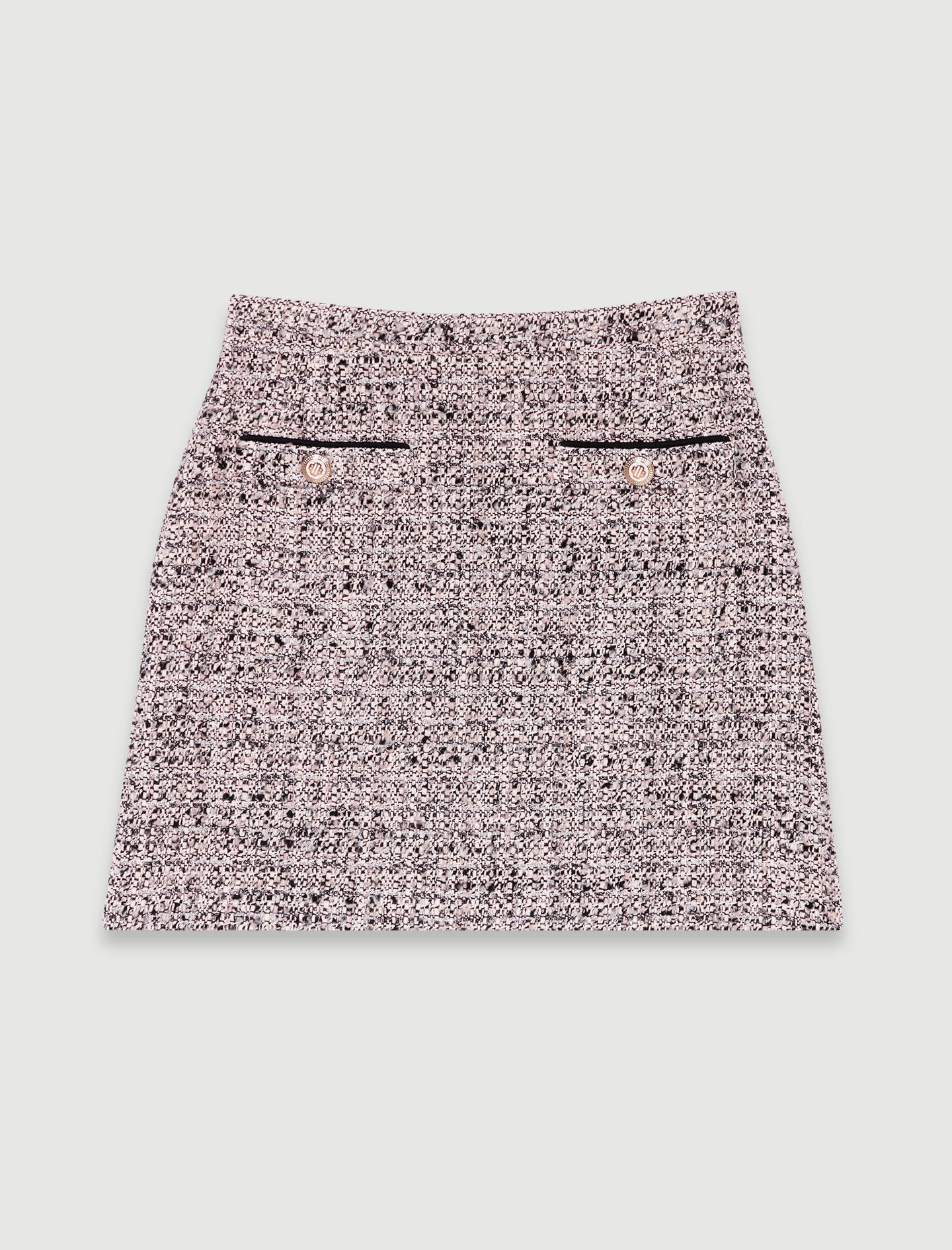 123JELDINA Short tweed skirt - Skirts & Shorts - Maje.com