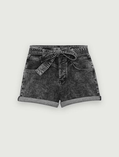 Maje Belted faded shorts. 1