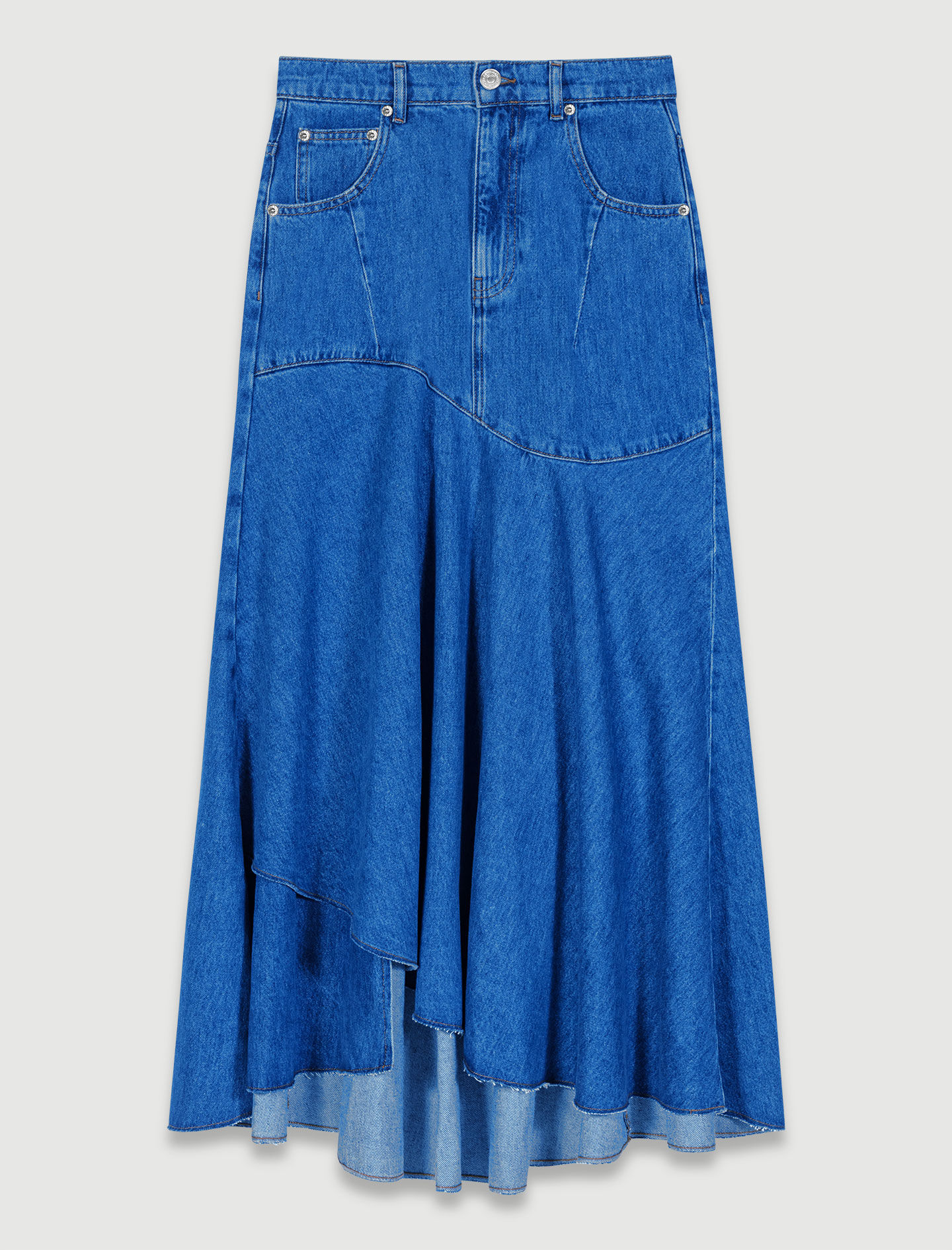 人気直販 nagonstans square jumper skirt BLU M - パンツ