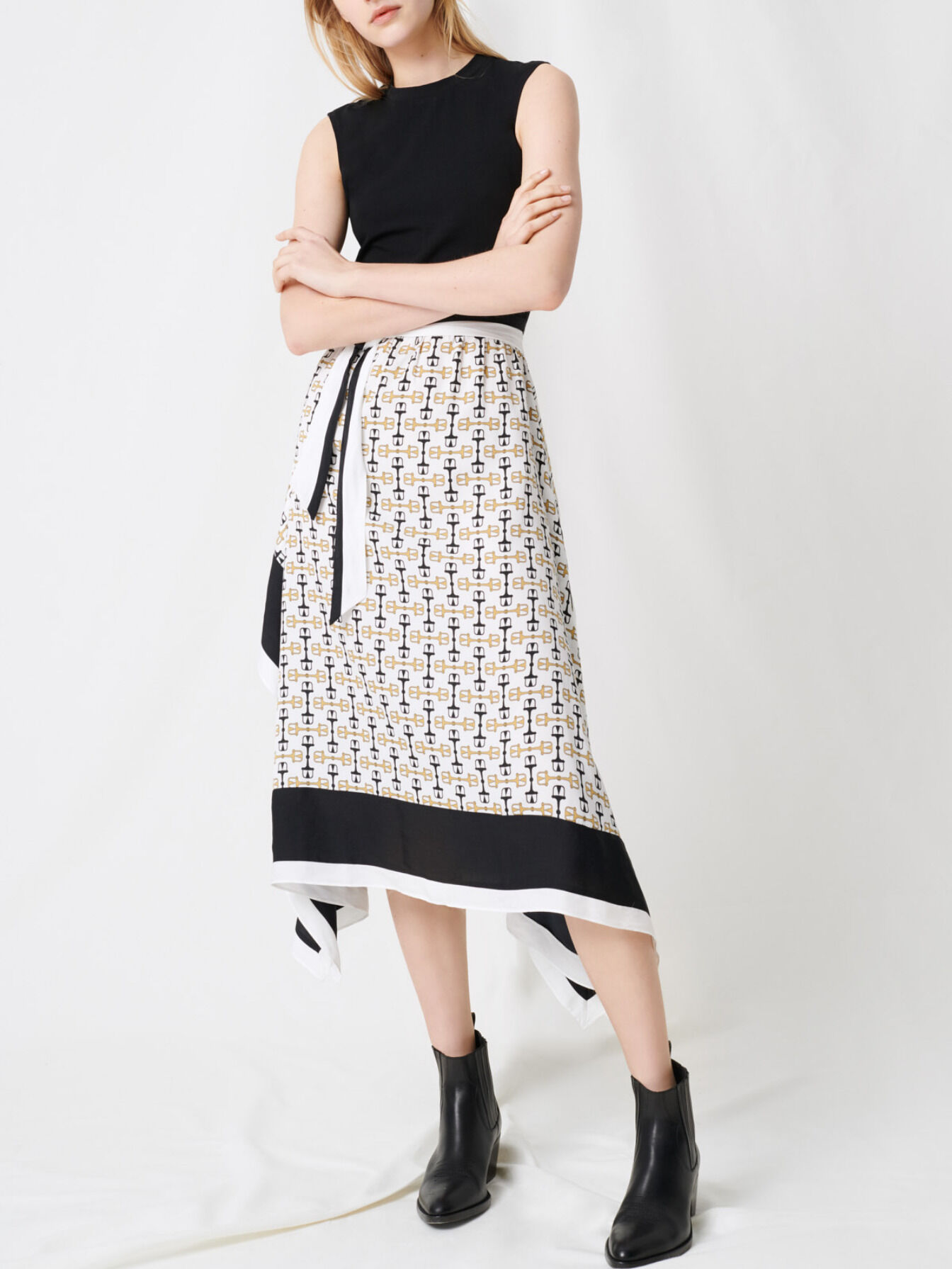 scarf dress