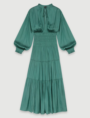 123ROVEL Satin-look maxi dress - Dresses - Maje.com
