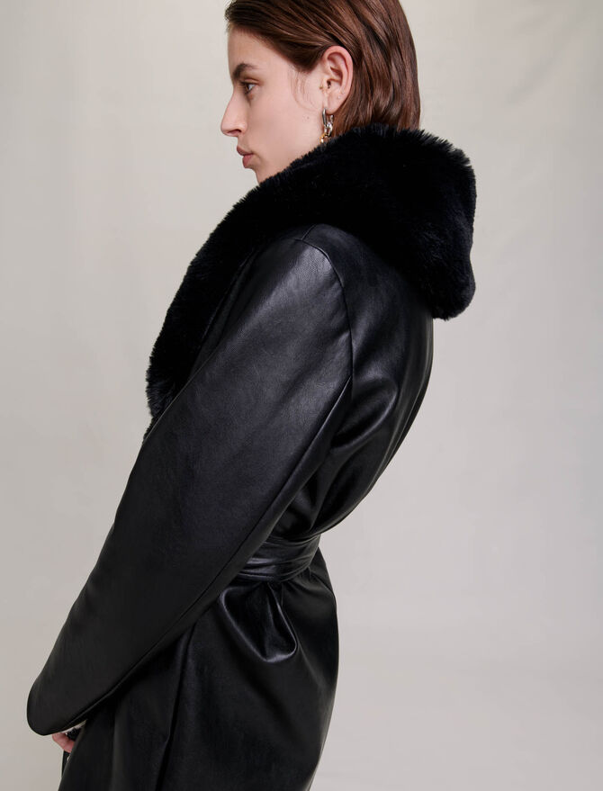 - coat Coats Long 123GALAXYTA leather-effect