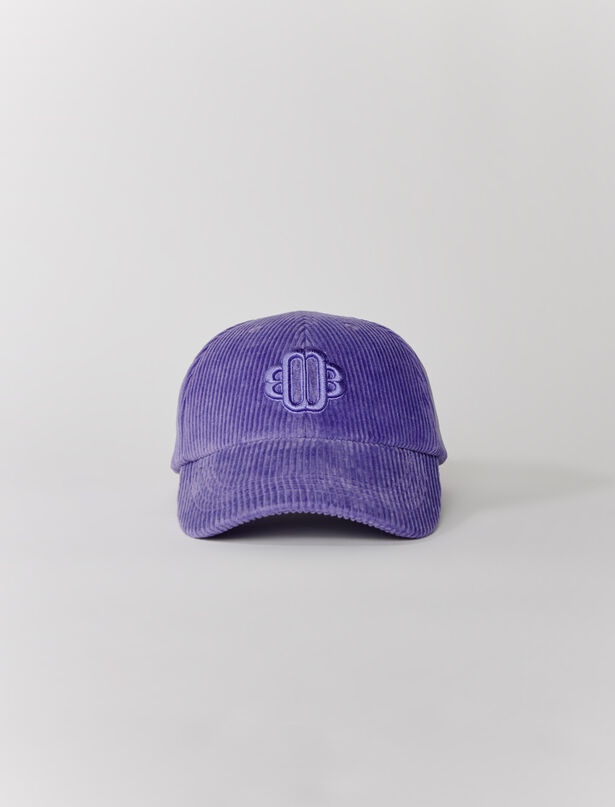 마쥬 Maje Cap in velvet,Purple