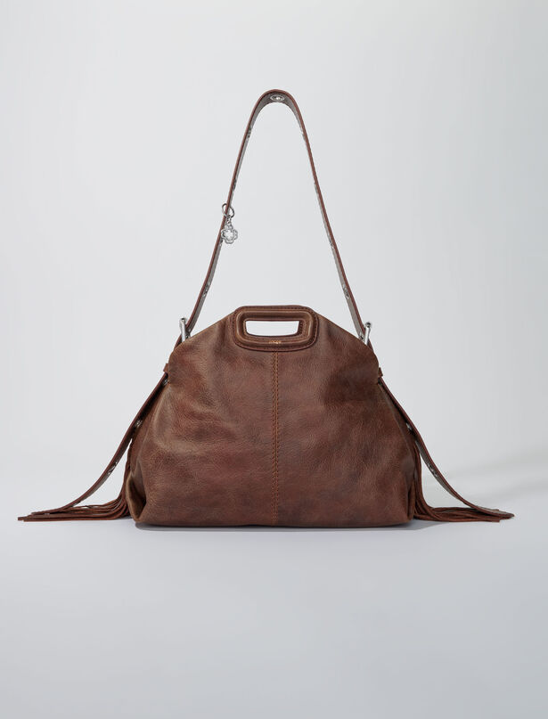 Maje Miss M bag in vintage leather