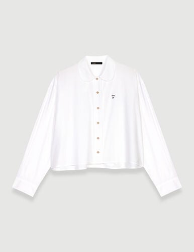 123CIMIDIS Short cotton shirt - Tops & Shirts - Maje.com