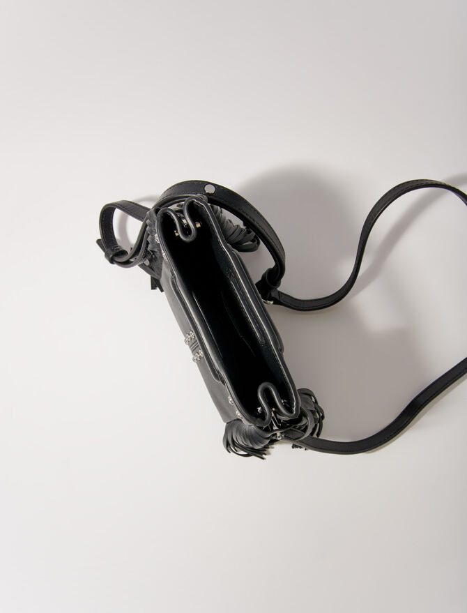 Maje Chain Strap Leather Phone Bag