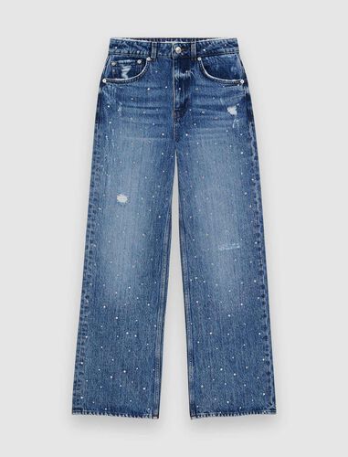 Maje High-waisted jeans with rhinestones Add to my wishlist Votre article a été ajouté à la wishlist Votre article a été retiré de la wishlist. 1