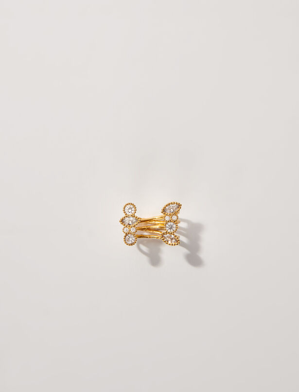마쥬 Maje Gold-plated recycled brass ring