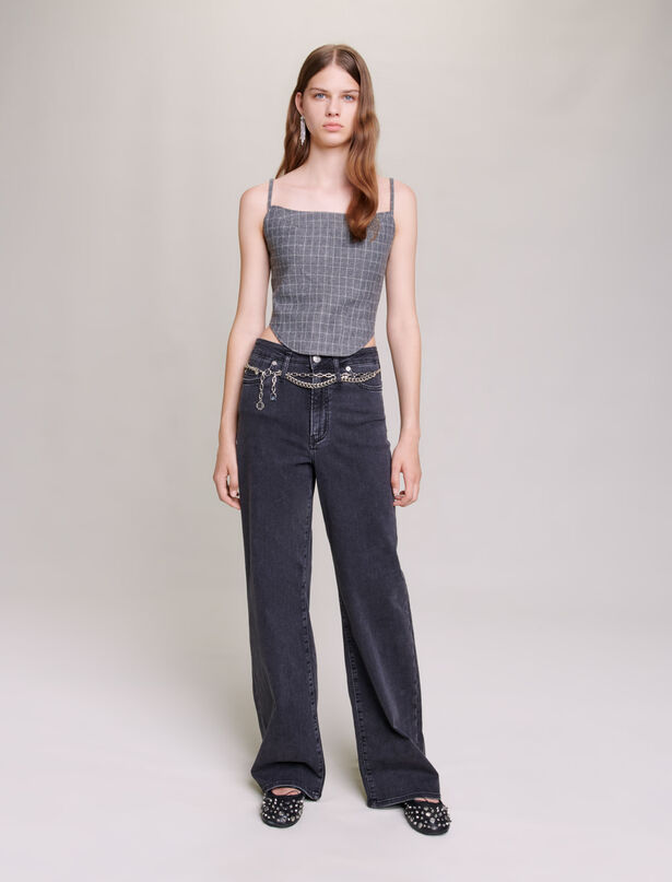 High-Waisted Pants - Women Clothing