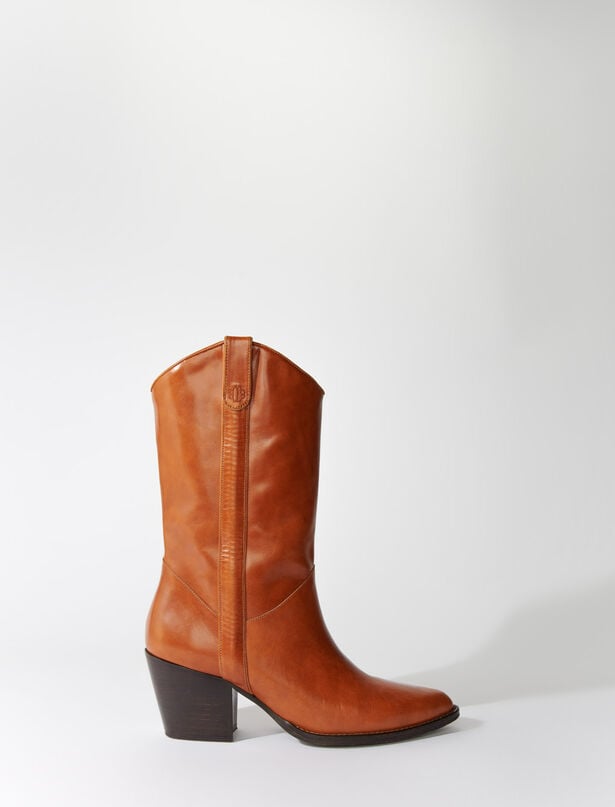 마쥬 Maje Heeled leather boots