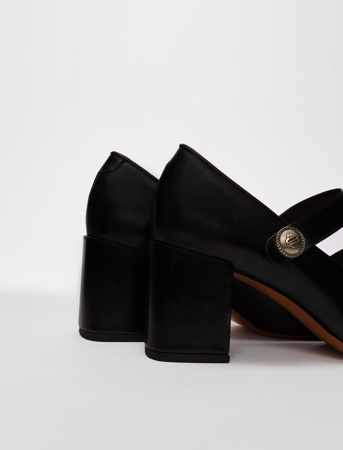 121FLIRTE High-heeled leather Mary null Janes 