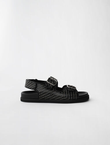 Maje Studded sandals with buckles. 1