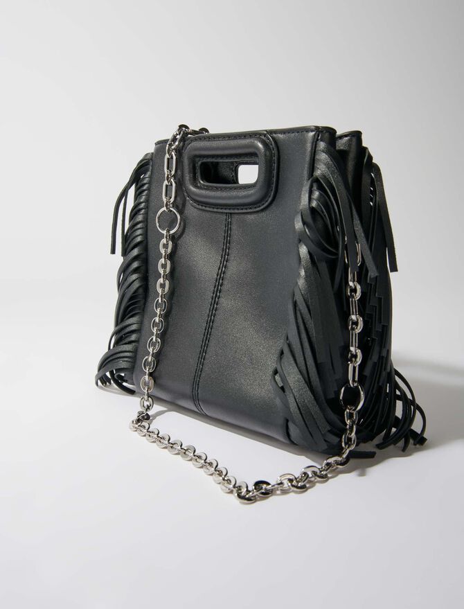 Maje Women's M Mini Leather Bag