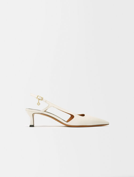 White leather court shoes - Pumps & Sandals - MAJE