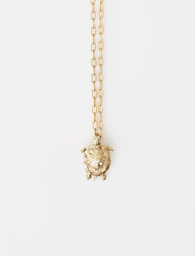 Maje Tortoise animal necklace. 1