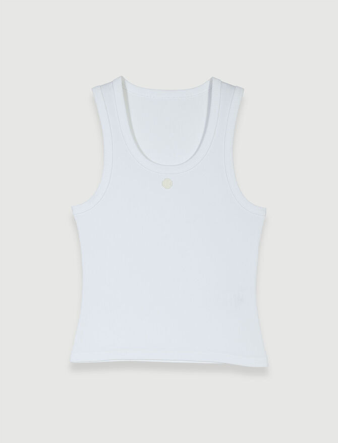 Ribbed Tank Top Women's Basic White Tank Top Sustainable Clothing Brand -   Canada