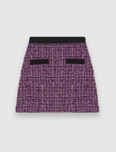 Maje Contrasting purple tweed skirt Add to my wishlist Votre article a été ajouté à la wishlist Votre article a été retiré de la wishlist. 1